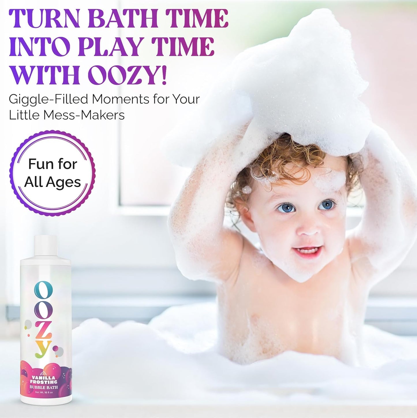 OOZE Vanila Frosting Bubble Bath for Kids