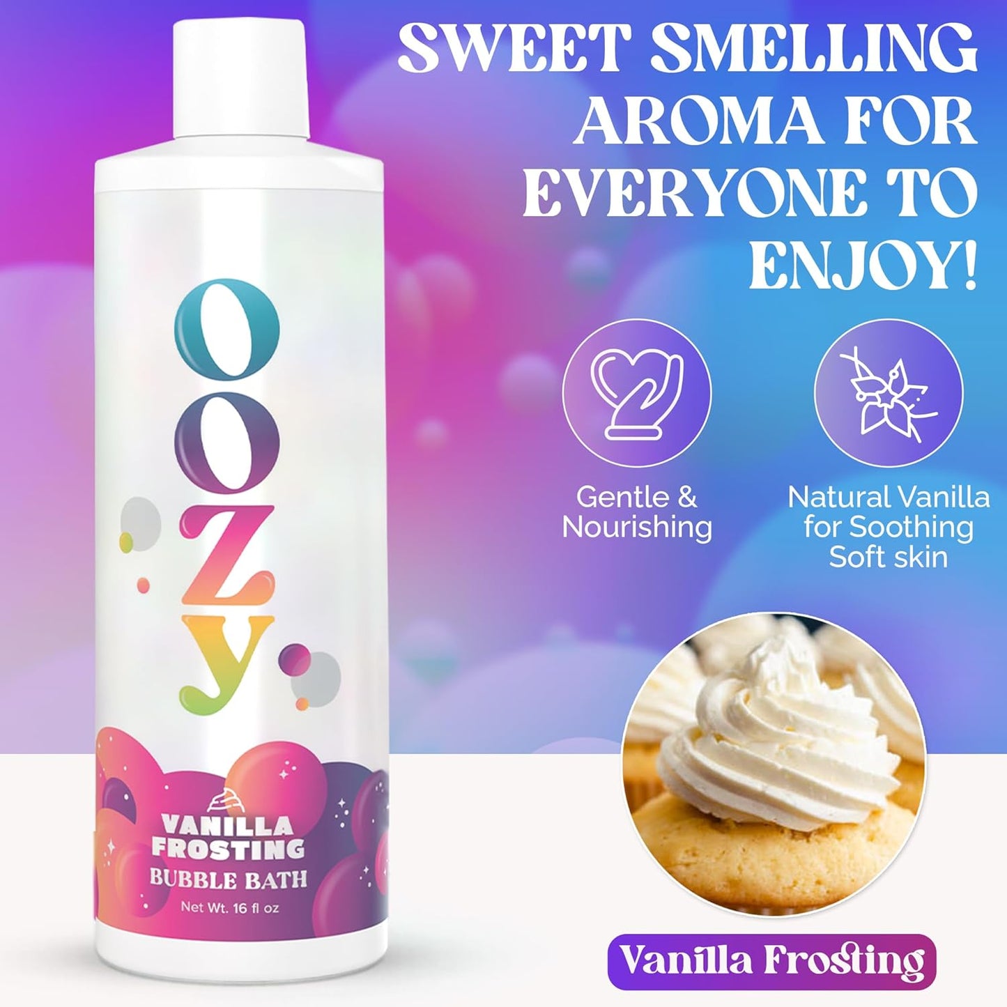 OOZE Vanila Frosting Bubble Bath for Kids